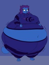 big_ass big_breasts blueberry_inflation breasts bubble_butt female furry huge_ass huge_breasts inflation lj_caffie tagme thick_thighs wide_hips