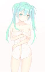 animated large_breasts long_hair nude towels