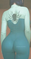 ai_generated ass ass_focus cosplay elfurr female gwen_stacy hinata_hyuuga marvel spider-gwen