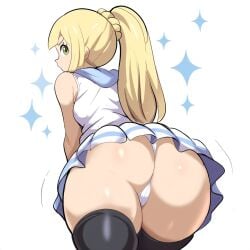 1girls 2024 2d 2d_(artwork) aged_up ai_generated ass blonde_hair game_freak huge_ass lillie_(pokemon) mullon nintendo novelai panties pokemon pokemon_(anime) pokemon_(game) pokemon_sm solo solo_female solo_focus thick_thighs