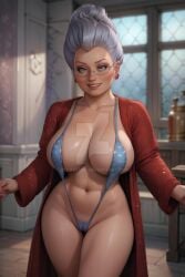 ai_generated ass big_ass big_breasts breasts decademix fairy_godmother_(shrek) female_only huge_breasts large_ass large_breasts milf shrek_(series) shrek_2 solo_female thick_thighs wide_hips