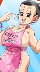 apron chichi dragon_ball female looking_at_viewer milf mother smile tagme