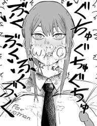 1girls body_writing breasts breasts_out chainsaw_man drinking_urine female huge_breasts human_toilet hypnosis makima_(chainsaw_man) open_mouth piss_drinking pprk puffed_cheeks spiral_eyes stray_pubic_hair swallowing swallowing_urine tie_between_breasts toilet_slave urine urine_in_mouth