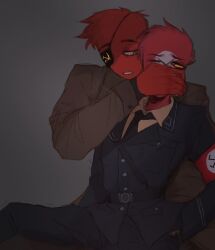 countryhumans dominant_male gay_sex legs_apart soviet_union_(countryhumans) submissive_male third_reich_(countryhumans) yaoi