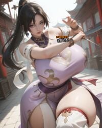 1female 1girls ai_generated big_breasts diao_chan dynasty_warriors female gigantic_breasts kw0337 solo solo_female