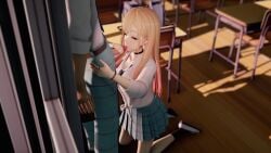 1boy 1girls 3d all_fours all_the_way_to_the_base animated big_breasts blonde_hair blowjob blush breasts censored choker chunasa_(chunasammd) classroom clothed_sex cum cum_in_mouth cum_in_throat cum_inside cute deep_blowjob deepthroat fellatio female female_masturbation fringe good_girl hand_on_head indoors kitagawa_marin kneeling light-skinned_female light-skinned_male light_skin long_hair masturbation mosaic_censoring object_insertion open_mouth oral pants penis petite phone pink_eyes pink_hair red_eyes room school school_uniform schoolgirl seductive_eyes seductive_smile sex_toy shirt skirt smartphone smile sono_bisque_doll_wa_koi_wo_suru sound swallowing_cum swallowing_sounds throat_penetration tight_throat tongue tongue_out two_tone_hair uniform unzipped unzipped_pants vibrator vibrator_in_pussy video watching_masturbation watching_video waving