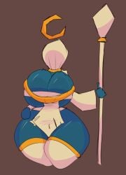 1girls big_ass big_breasts clothed female female_only ferryman_(ultrakill) genderbent huge_ass huge_breasts mokawuf robe rope rule_63 tagme thick_thighs ultrakill wide_hips