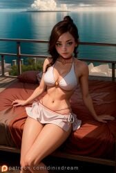 1girls ai_generated ai_hands avatar_legends avatar_the_last_airbender breasts brown_hair detailed dinixdream female fire_nation high_quality looking_at_viewer nipples patreon patreon_username photorealistic princess pussy realistic seductive self_upload sensitive solo stable_diffusion ty_lee