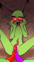 3boys ahe_gao alien alien_humanoid antennae_(anatomy) bald blush blush_lines bodily_fluids clawed_fingers colored_cum cum cuntboy cuntboy_sans_balls double_penetration double_vaginal drooling g4cruf0 gay gay_sex genital_fluids genitals green_body green_skin group herm hermaphrodite hi_res human humanoid intersex intersex/male invader_zim irken looking_pleasured male male/male maleherm mammal multi_genitalia nickelodeon not_furry nude open_mouth open_smile penetration penile penile_penetration penis penis_in_pussy pink_penis purple_penis pussy red_penis saliva smile sweat tallest_purple tallest_red tapering_penis tears tears_of_pleasure teeth tongue tongue_out trio unusual_bodily_fluids unusual_cum unusual_genital_fluids vaginal_penetration zimaku15