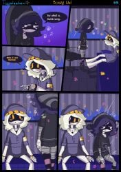 boozy_uzi comic english_text glitch_productions murder_drones n_(murder_drones) newgrounds page_18 panels robot robot_boy robot_girl sfw toyslasher twitter uzi_(murder_drones)