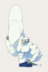 abs biceps big_muscles bird eagle huge_muscles large_muscles male male_only muscles muscular muscular_male pecs zephleit