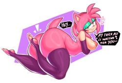 amy_rose big_ass big_breasts big_butt big_nipples large_breasts pink_body pink_fur pink_hair pink_skin rostii18 sonic_(series) sonic_the_hedgehog sonic_the_hedgehog_(series) stockings thick thick_ass thick_thighs