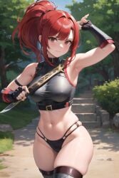 ai_generated medium_breasts ponytail promptchan red_hair