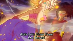 2023 2girls :o abs assassinssj3 baggy_clothing baggy_pants blush blushing_at_partner brown_belt caulifla clothed clothed_female clothes clothing crop_top curvaceous curves curvy curvy_body curvy_female curvy_females curvy_figure curvy_hips curvy_thighs dragon_ball dragon_ball_super english english_dialogue english_text female female_abs female_focus female_only female_saiyan green_hair kale looking_at_another looking_at_viewer looking_back looking_back_at_viewer looking_pleasured muscle muscle_girl muscles muscular muscular_arms muscular_female pink_tube_top pink_tubetop ponytail purple_pants red_crop_top saiyan shiny shiny_ass shiny_breasts shiny_butt shiny_clothes shiny_hair shiny_skin shock shocked shocked_expression shocked_eyes shocked_face smile smiling_at_another smiling_at_viewer spiky_hair super_saiyan thick thick_ass thick_butt thick_hips thick_thighs thighs universe_6 universe_6/universe_7 universe_6_girls voluptuous voluptuous_female watermark yellow_hair