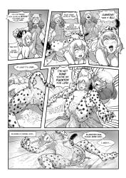 1futa 1girls absurdres ahe_gao anal anthro anthro_on_humanoid anus ass blush breasts broken_rape_victim cheetah_ears cheetah_girl cheetah_tail comic completely_nude cum cum_in_ass cum_in_pussy drill_hair duo female femsub futa_on_female futadom futanari haibuchi_ena highres hours_later humanoid hyena_ears hyena_girl intersex killing_bites medium_breasts monochrome monster_girl mostly_nude nakanishi_eruza nipples nude nude_female pussy pussy_juice rabarsel rape sex spread_legs time_skip twin_drills vaginal_penetration