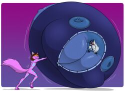 big_breasts blueberry_inflation breasts female greyofpta spherical_inflation sunken_head sunken_limbs tagme