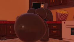 1girls 3d animated big_belly big_breasts black_skin microwave object_head popcorn roblox robloxian shorter_than_one_minute sound source_request stomach_bulge stomach_noises tagme ventimoth video vore vore_belly