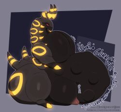 ass belly big_belly big_breasts big_butt breasts eeveelution feral fusion generation_2_pokemon generation_5_pokemon glowing hi_res huge_breasts huge_butt hybrid invalid_tag juska milk nintendo overweight pokemon pokemon_(species) rumbling_stomach scolipede teets umbreon vore