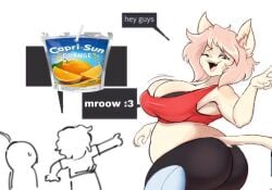 bbw big_ass big_breasts breasts bubble_butt capri cleavage doxxyl huge_ass huge_breasts overweight thick_thighs wide_hips