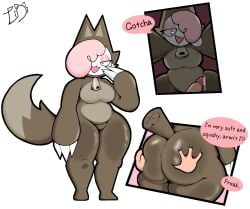 big_ass big_breasts breasts bubble_butt chikn_nuggit cofi_(chikn_nuggit) female furry huge_ass huge_breasts lewdewott tagme thick_thighs wide_hips