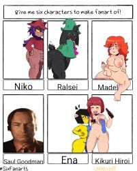 6_breasts absurd_res alcohol anal anal_sex anthro beer better_call_saul beverage black_body bocchi_the_rock bovid breaking_bad breast_grab breast_play breast_suck breasts caprine clothing deltarune ena:_dream_bbq ena_(series) felid feline female female/female femboy genitals glory_hole goat group group_sex hair half_naked hand_on_breast hat headgear headwear hi_res human humanoid humanoid_genitalia humanoid_penis kikuri_hikoi kissing laranxart live_action long_hair looking_at_viewer madeline_(celeste) male male/female male/male mammal masturbation multi_breast multicolored_body niko_(oneshot) oneshot orgy penetration penis ralsei red_hair saul_goodman sex side_view simple_background sitting sucking tongue tongue_out trans_(lore) trans_woman transfem two_tone_body undertale_(series) white_background