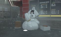 chubby erect_nipples erect_penis exhibitionism fat fat_ass futanari huge_balls huge_breasts huge_cock kururr34 leaking_precum naked public_nudity roblox robloxian sitting thick_thighs