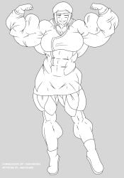 abs biceps breasts female mgchaser muscles muscular muscular_arms muscular_female muscular_legs muscular_thighs pecs