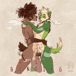 absurd_res andromorph anthro bodily_fluids body_hair breath cuntboy deer domestic_ferret drooling duo futanari genital_fluids gynomorph happy_trail hi_res intersex intersex/intersex invalid_tag kuro_(kurosawa) leaking_precum making_out mammal mustelid musteline nug nugitos panting penile precum queer saliva saliva_string sex sloppy_kiss steam steamy_feet sweat sweatdrop trans_man trans_woman transfem transmasc true_musteline vaginal_fluids weasel wet