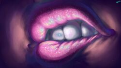 aroused_face biting_lip biting_own_lip color colored giantess glossy_lips lapotato8 lips macro mario_(series) plump_lips princess_peach solar_system space super_mario_bros. teeth
