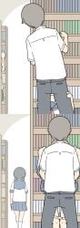 annonanam_(artist) exhibitionist horny library sex