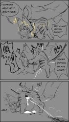 anal anal_rape anal_sex anthro anus ass ass_up begging_for_help big_butt big_dom_small_sub biped bodily_fluids bottomless bottomless_female clothed clothing comic crying cub cum cum_in_ass cum_inside dialogue dominant ejaculation electricity english_text erection extreme_penetration extreme_size_difference female female_penetrated flared_penis fondling_internal_bulge forced gaping gaping_anus genital_fluids genitals hi_res inflation larger_male male male/female male_penetrating male_penetrating_female male_raping_female monochrome monster_hunter_stories_2:_wings_of_ruin painal painful_penetration paralyzed pectoral_bulge penetration penile penile_penetration penis penis_in_ass pussy_ejaculation rape ridiculous_fit rough_sex saeko_art saliva saliva_string screaming sex size_difference smaller_anthro smaller_female smaller_penetrated smaller_raped speech_bubble stomach_bulge stretched_anus suspended_by_penis tears tears_of_sadness text thick_thighs tsukino_(monster_hunter_stories) vaginal_fluids vein veiny_penis whiskers