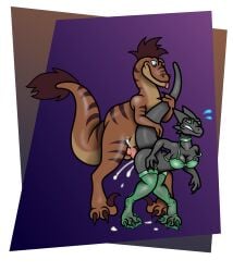 3_fingers 3_toes absurd_res anal anthro ass balls big_breasts big_butt big_tail blep bodily_fluids bra breasts choker claws clothing collar cum cum_in_ass cum_inside cum_on_ground cumshot dinosaur dromaeosaurid duo ejaculation facial_markings feathered_dinosaur feathered_scalie feathers feet female feral finger_claws fingers genital_fluids genitals glistening glistening_body glistening_bra glistening_choker glistening_clothing glistening_jewelry glistening_legwear glistening_lingerie glistening_necklace glistening_stockings glistening_underwear hair head_feathers head_markings hi_res holding_tail horn janek5 janek_(janek5) jewelry kobold leaking_cum legwear lingerie male male/female markings necklace neckwear paws penis pooky_(pooky's_goodra) prehistoric_species reptile scaled_body scales scalie shocked simple_background size_difference stockings striped_arms striped_back striped_body striped_face striped_legs striped_markings striped_neck striped_tail stripes surprised_expression sweat sweatdrop tail tail_feathers tail_grab tail_markings theropod toe_claws toes tongue tongue_out torn_clothing torn_legwear torn_stockings translucent translucent_clothing translucent_legwear translucent_stockings underwear velociraptor