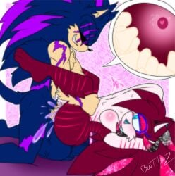 3_toes 5_fingers absurd_res animal_humanoid anthro big_breasts big_penis black_sclera blue_body blue_eyes blue_fur bodily_fluids breasts cum cum_in_pussy cum_inside duo eulipotyphlan eulipotyphlan_humanoid fan_character feet female fingers fur genital_fluids genitals grin hedgehog hedgehog_humanoid hi_res huge_cock humanoid male male/female mammal mammal_humanoid nipples penis pink_nipples purple_eyes sega sharp_teeth smile sonic.exe_(creepypasta) sonic_the_hedgehog_(series) stomach_bulge tail teeth toes xxseraphimphobiaxx