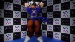 3d animated ass_focus chun-li massive_thighs sevenseason sound street_fighter street_fighter_6 tagme twerking video virt-a-mate virtamate