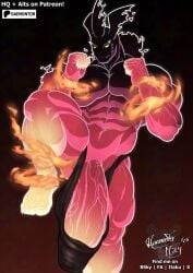balls bara big_balls big_penis boner bulge dragon_install erection guilty_gear huge_cock hyper_penis male male_only muscles muscular penis perverteddaemon sol_badguy sol_badguy_(dragon_install) solo solo_male