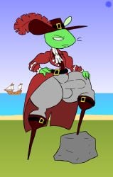 12_oz._mouse absurd_res adult_swim anthro artist_logo artist_name belt boat boots bottom_heavy bottomwear bulge cartoon_network clothing colonial colonization curvy_figure detailed_bulge erection erection_under_clothing eyelashes featureless_feet feet femboy fitzboi footwear fur genital_outline green_body green_fur hand_on_hip hand_on_leg hand_on_thigh hat hat_feather headgear headwear hi_res knee_boots knee_highs legwear logo loose_feather male mammal mouse mouse_fitzgerald murid murine pants penis_outline rock rodent shoes signature solo text thatdawgmurray thick_thighs vehicle watercraft watermark whiskers wide_hips