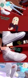 3girls afraid class_of_'09 crush crushing emily_(class_of_'09) fear feet female foot_fetish foot_focus geagts giant giant_feet giantess giantess_crush giantess_feet imminent_crush imminent_stomp macro micro nicole's_mom_(class_of_'09) nicole_(class_of_'09) shoe shoe_fetish shoe_soles shoes shrunken_female size_difference stomping tiny