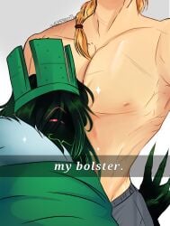 1x1x1x1 1x1x1x1_(forsaken) breasts face_on_breast forsaken_(roblox) john_doe_(forsaken) john_doe_(roblox) man_boobs posing roblox roblox_game robloxian shine tagme tagme_(artist) topless