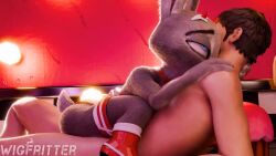 1boy 1boy1girl 1girls 3d 3d_animation 3d_model back_view blue_eyes bunny bunny_tail cheerleader_uniform cowgirl cowgirl_position dopyteskat duo eyes_rolling_back fur furry hentaudio horns jiggle judy_hopps kassioppiava laying_on_person light-skinned_male longer_than_10_seconds moan moaning moaning_in_pleasure moans penetration penis rabbit rabbit_ears rabbit_tail red_shoes red_skirt riding riding_penis sex side_view sound spicyrabbitva straight tagme tail video wigfritter