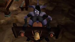 3d anal_sex animated blood_elf bondage breasts draenei elf futanari itsmorti large_penis loop no_humans no_sound penis pillory rough_sex sex source_filmmaker stocks tagme video warcraft world_of_warcraft