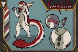 absurd_res animal_genitalia animal_pussy anthro balls big_balls canid canine canine_genitalia canine_pussy dragon female fur furred_dragon furred_scalie genitals herm hi_res intersex knot knotted_penis lizardwizard long_tail mammal multi_nipple mythological_canine mythological_creature mythological_scalie mythology nipples nude nude_female penis pussy scalie shanxin_(stagbun) solo tail werecanid werecanine werecreature werewolf