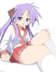 kagami hiiragi from lucky star by artist request