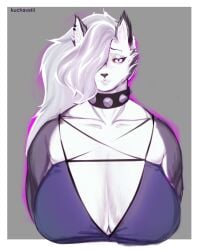 1girls breasts female hazbin_hotel helluva_boss kuchavatti loona loona_(helluva_boss)