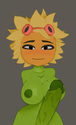 3d big_ass big_breasts big_butt breasts futa_only futanari huge_ass huge_breasts huge_thighs intersex panties plant plant_girl plants_vs_zombies shadow2405 smiley_face solar_flare_(pvz) sunflower_(pvz) tights