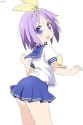 1girls artist_request lucky_star skirt tagme tsukasa_hiiragi