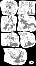 2012 all_fours anthro anthro_to_human areola bed bedroom_eyes big_breasts biped bodily_fluids bondage bound breasts canid canine clothing comic countershade_face countershade_fur countershade_neck countershade_torso countershading cum dialogue dildo dildo_in_pussy dildo_insertion dipstick_tail english_text engrish female female_anthro fondling fox from_behind_position fur furniture gag gagged gender_transformation genital_fluids genitals gloves_(marking) group hair half-closed_eyes heart_symbol hi_res human leg_markings looking_down_at_self lying male male/female male_anthro male_human mammal markings masturbation money monochrome motion_lines multicolored_body mxl narrowed_eyes nipples nude on_bed onomatopoeia open_mouth penetration phone_ringing pussy seductive self_fondle sex sex_toy sex_toy_in_pussy sex_toy_insertion simple_background sitting smile socks_(marking) solo_focus sound_effects species_transformation spread_legs spreading standing suit_transformation tail tail_markings text tongue tongue_out torn_clothing transformation trio unmasking vaginal_masturbation vaginal_penetration white_body white_hair