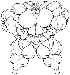 abs biceps big_breasts big_muscles breasts female huge_breasts huge_muscles large_breasts large_muscles muscles muscular muscular_arms muscular_female muscular_legs muscular_thighs pecs
