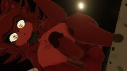 1futa 3d anthro big_balls big_breasts big_penis breasts crouching five_nights_at_freddy's fnaf freddy_(fnaf) fredina's_nightclub fredina_(cally3d) futa_only futanari intersex looking_at_viewer sloppydragons solo tagme vrchat