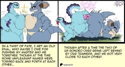 absurd_res anal anal_sex anthro ass big_breasts big_butt blue_body breasts comic cross-popping_vein dildo dildo_in_ass dildo_insertion ditto_(pokemon) english_text female female/female generation_1_pokemon generation_2_pokemon group hi_res huge_breasts huge_butt lily_(tibbs) nidoqueen nintendo object_in_ass penetration pokemon pokemon_(species) quagsire sex_toy sex_toy_in_ass sex_toy_insertion text tibbs tibbs_arts trio