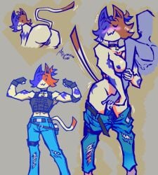 1girls ass breasts cate_meowdy_(fortnite) female fingering fortnite mrguardianeye(artist) nude pussy tagme